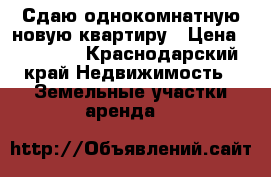 Сдаю однокомнатную новую квартиру › Цена ­ 10 000 - Краснодарский край Недвижимость » Земельные участки аренда   